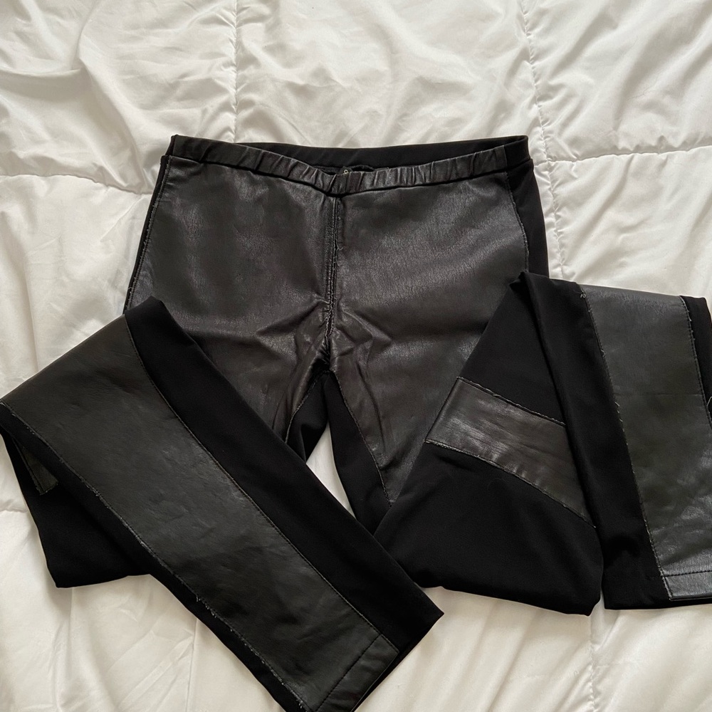Elizabeth & James leather leggings